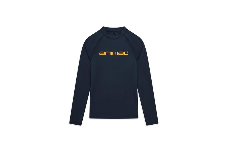 Animal Mens Sonny Logo Rash Guard (Navy) (M)