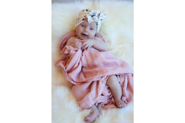 Snazzi Pants: Swaddle - Rose (120x120cm)