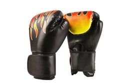 Unisex Adult Boxing Gloves Grappling Fighting Punch Bag Training Pads Black - Standard