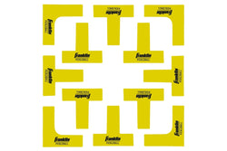 Franklin Pickleball Court Marker Kit (Pack of 12) (Yellow/Black) (One Size)