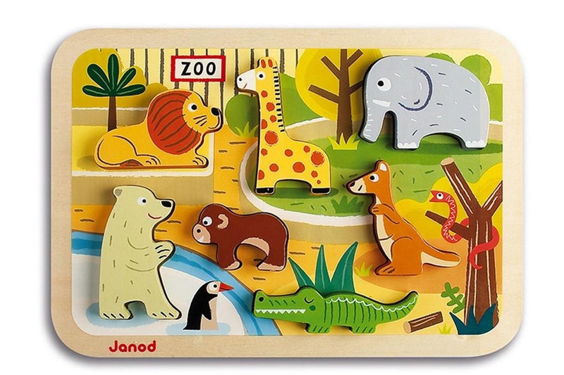 Janod: Zoo Chunky Puzzle