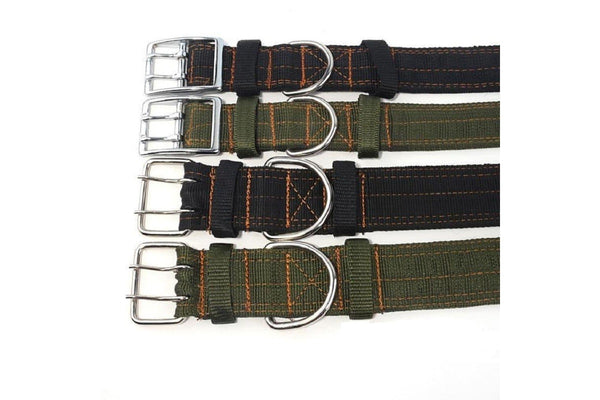 4 Layer Thicken Nylon Double Breasted Dog Collar