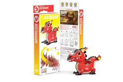 Eugy: Red Dragon - 3D Cardboard Model