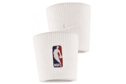 NBA Nike Dri-FIT Wristband (White) (One Size)