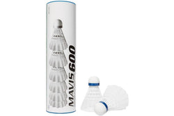 Yonex Mavis 600 Nylon Shuttlecock (Pack Of 12) (White/Blue) (One Size)