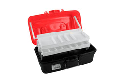 Pro Hunter Two Tray Tackle Box - Red / Orange