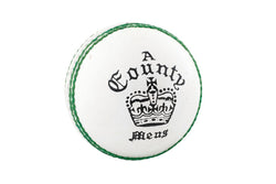 Readers Childrens/Kids County Leather Crown Cricket Ball (White) (One Size)