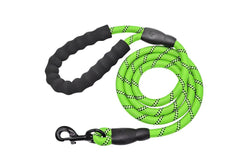 Green Reflective Dog Pet Leash Rope Nylon Small Medium Large Dogs Puppy Leashes 150Cm Long Heavy Duty - Green