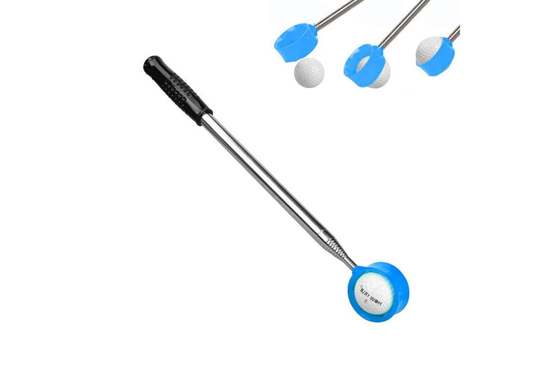 Telescopic Golf Ball Retriever Easy Pick Up Balls Golf Accessories Blue