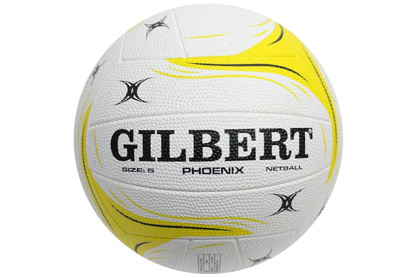 Gilbert Phoenix Netball - White - Size 5 (2024)