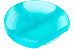 Bumkins: Jelly Silicone Grip Dish - Blue Jelly