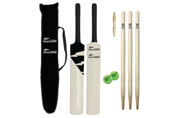 NZC Wooden Cricket Set (Size 4)