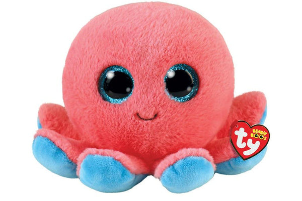 Ty Beanie Boos: Sheldon the Coral Octopus - 6" Plush