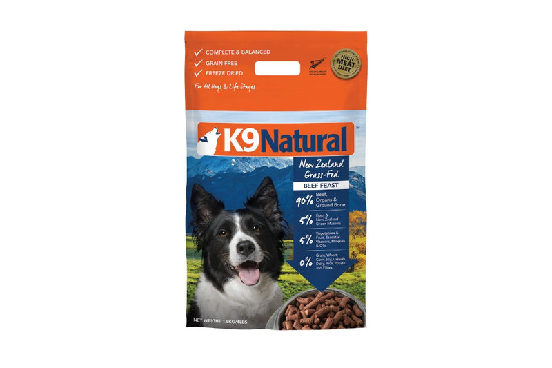 K9 Natural: Freeze-Dried Dog Food Beef 1.8kg