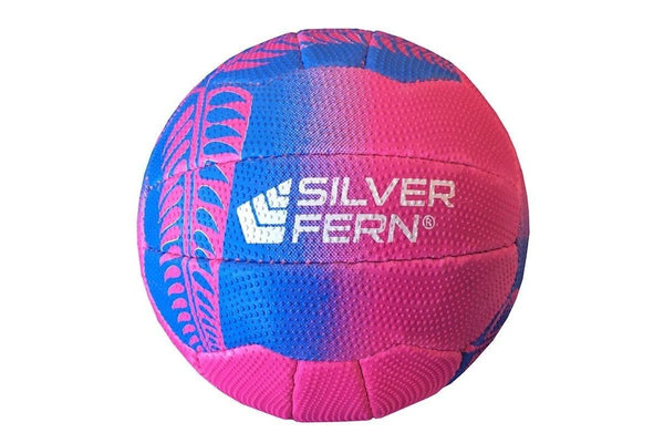 Silver Fern Falcon Netball - Pink / Blue - Size 5