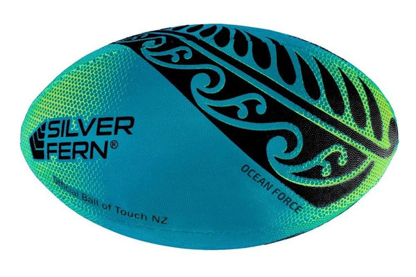 Silver Fern Sports Touch Training Ball - Ocean Force - Size 4