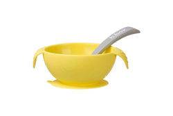 B.box Silicone Bowl & Spoon - Lemon Sherbert