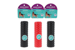 3x Paws & Claws 17.5cm Heavy Duty TPR Pet Toy Jumbo Spikey Chew Roll Assorted