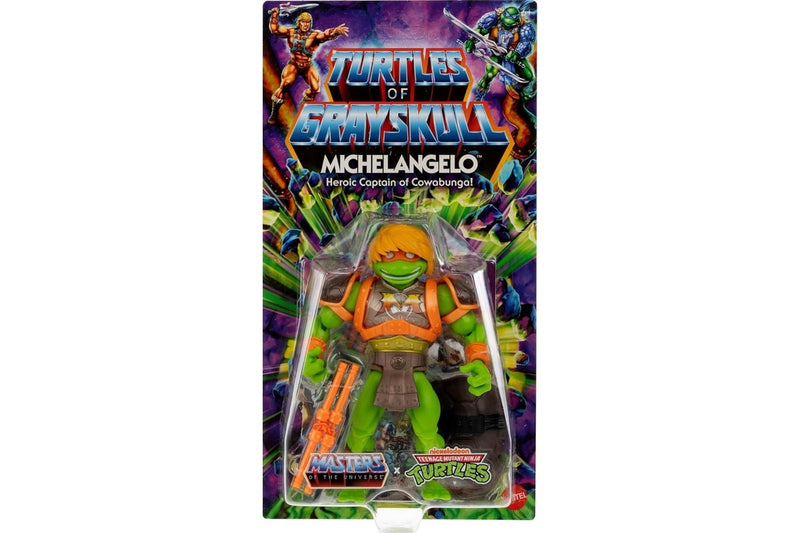 Masters of the Universe: Turtles of Grayskull Action Figure - Michelangelo