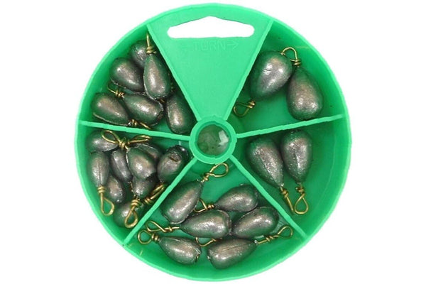 Gillies Dial Pack - Assorted Bass Casting Sinkers x 27