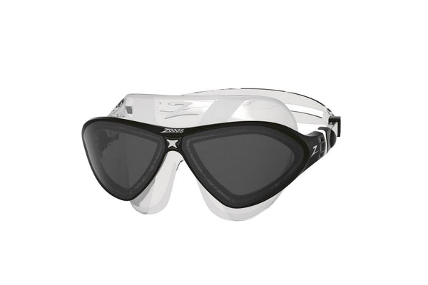 Zoggs Unisex Adult Mask SNR Horizon Flex Swimming Goggles (Black/Clear) (One Size)