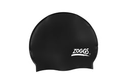 Zoggs Womens/Ladies Silicone Swim Cap (Black) (One Size)