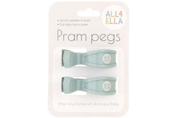 All4Ella: Pram Peg - Steel Blue (2 Pack)