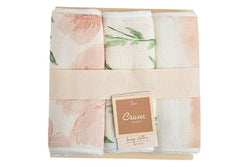 Crane Baby Burp Cloths - Parker (3 Pack)