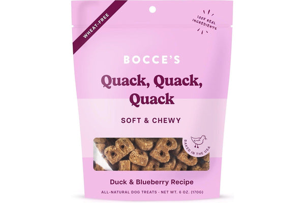 Bocce's Bakery: Quack, Quack, Quack Soft and Chewy (170g)