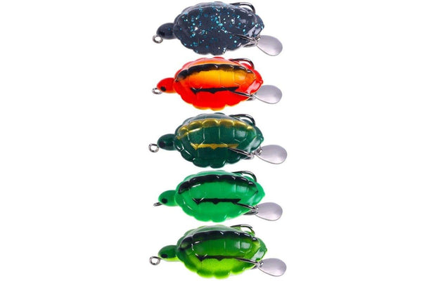 5 Piece Hengjia Fo016 Lua Thunder Brogue Turtle Sequin Fishing Lures 5.7cm 11.7g