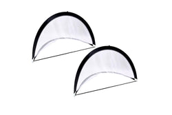 2pc Regent 122cm Big Size Pop Up Soccer Goals Foldable Portable Training Net