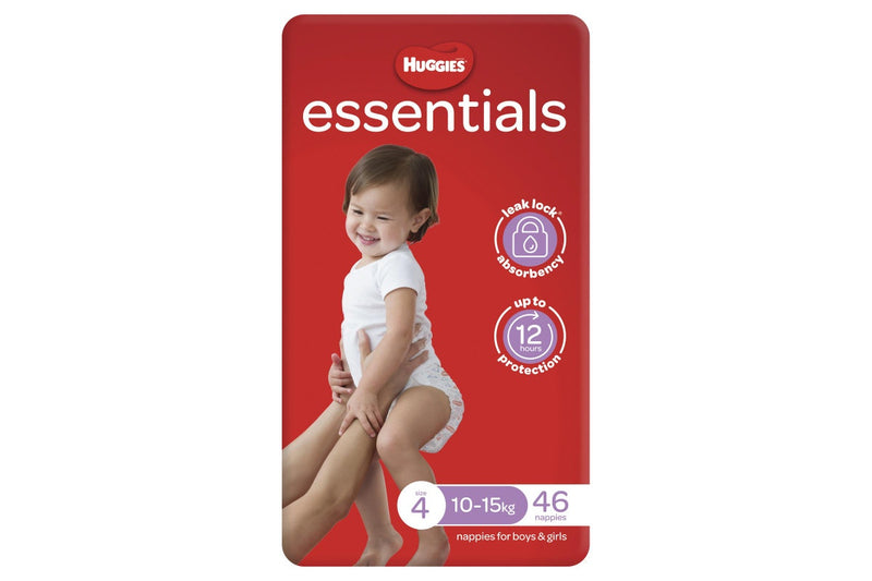 Huggies Essentials Toddler Nappies - Size 4