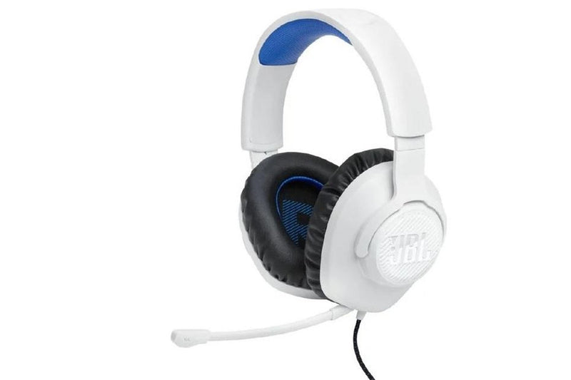 JBL Quantum 100P Wired Gaming Headset (White)