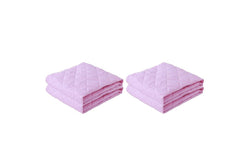 2Pcs Reusable Large Urine Change Mat Water Resistant Nappy Diaper Changing Pad Pink