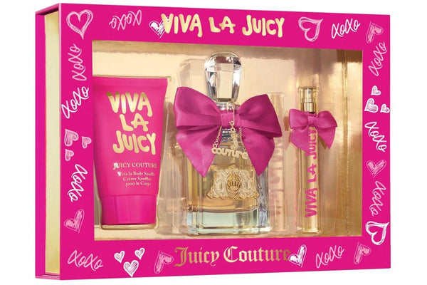 Juicy Couture: Viva La Juicy 3 Piece Gift Set 100ml EDP, Body Lotion & Purse Spray