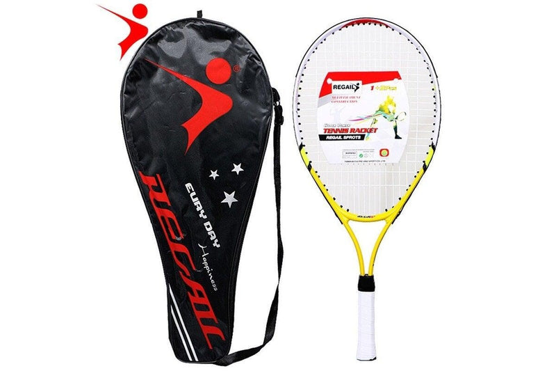 1 Pcs Only Teenager's Tennis Racket Yellow - Standard