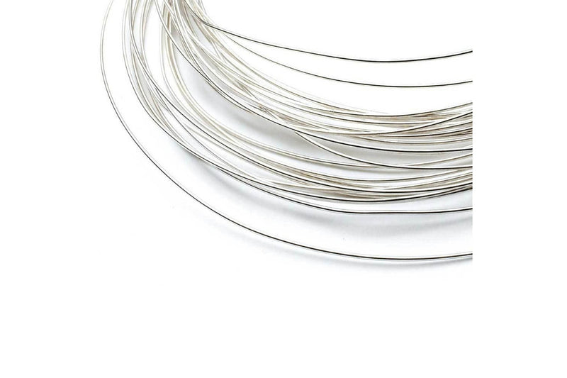 20cm Sterling Silver 0.6mm - Soft Wire Rod 22 Gauge Jewellery Bead