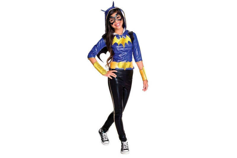 DC Super Hero Girls: Batgirl Girls' Deluxe Costume - (Size 9-12)