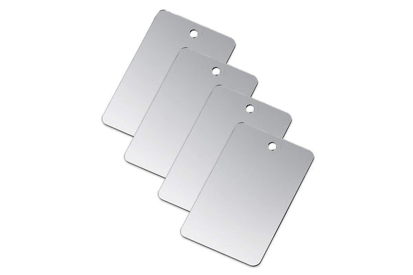 4x Cockatoo Acrylic Mirror Hiking Camping Accessory Outdoor Equipment 11x7cm