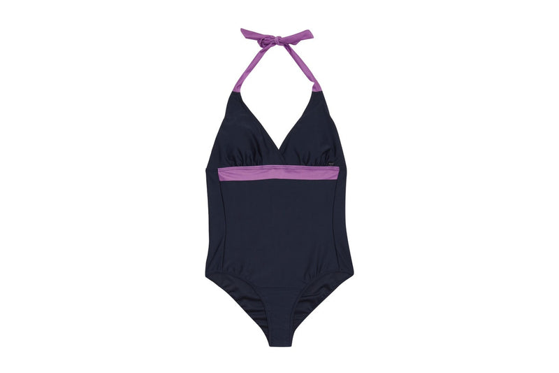 Regatta Womens/Ladies Flavia II Contrast One Piece Swimsuit (Navy/Radiant Orchid) (12 UK)