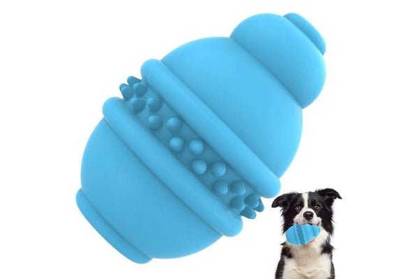 Durable Non-toxic Natural Rubber Food Dispensing Dog Chew Ball For Dental Care And Medium Large Dog
