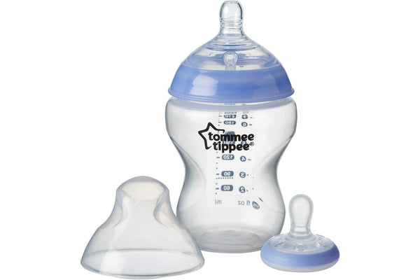 Tommee Tippee: Closer to Nature Glow Bottle + Night Soother (260ml)