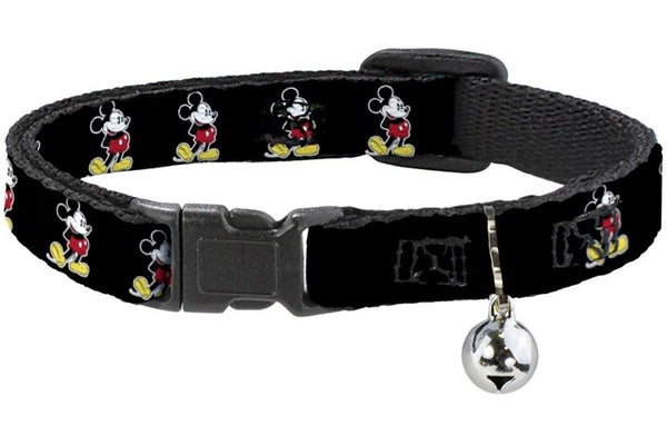 Disney: Mickey Mouse Breakaway Cat Collar with Bell - Classic