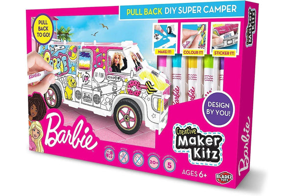 Barbie: Maker Kitz - Pull Back Super Camper