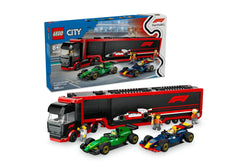 LEGO City: F1 Truck with RB20 & AMR24 F1 Cars - (60445)