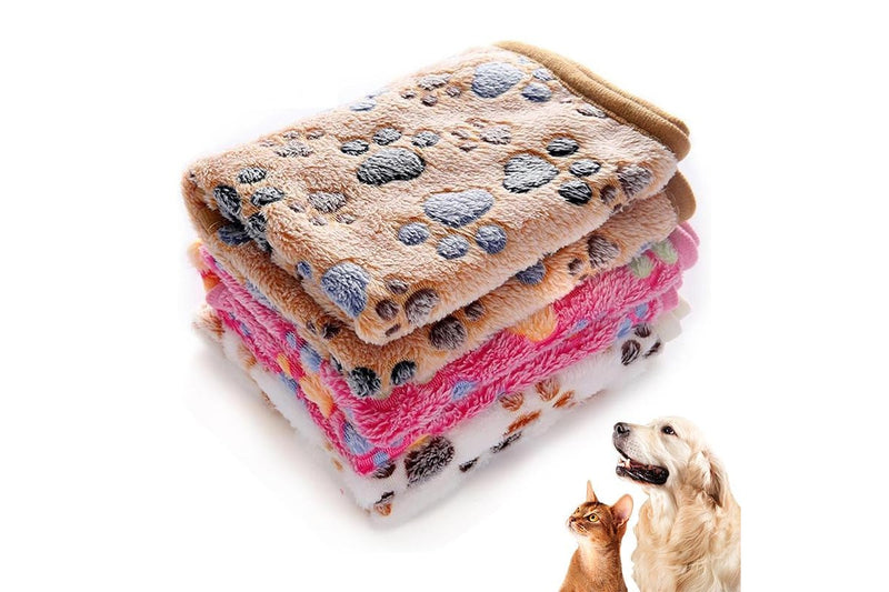 ZOOMIES 3 Blankets Super Soft Fluffy Premium Pet Blanket - Medium