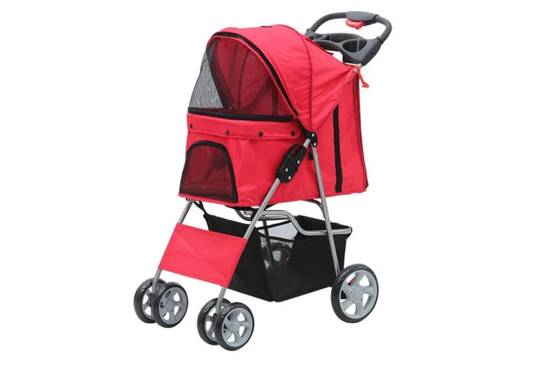 Pawise: Pet Pram - Red