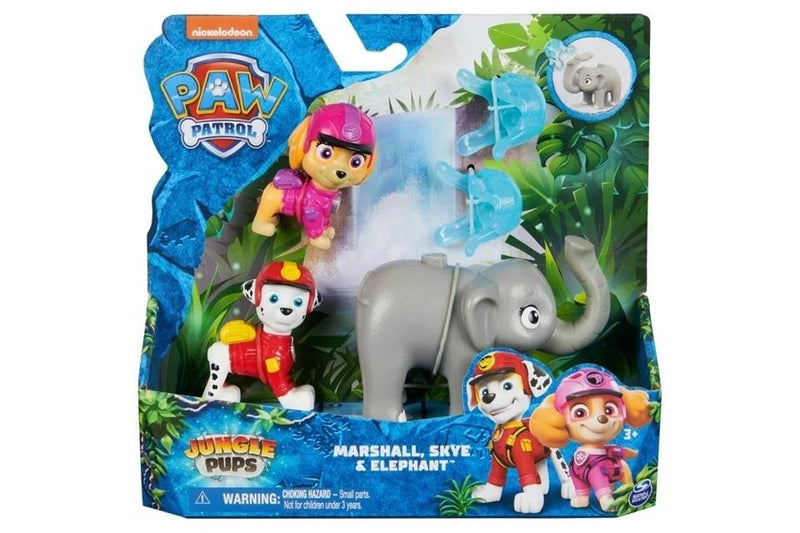 Paw Patrol: Jungle Pups - Marshal, Skye & Elephant Playset