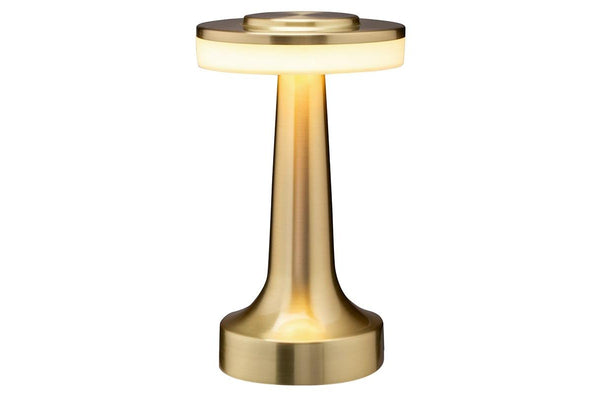 LUMIRO Portable LED Table Lamp with Touch Sensor - Gold