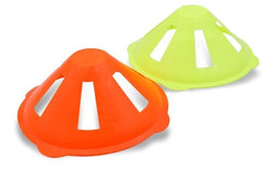 Football Marker Disc Cones and Pylons Set Of 50 - Orange & Green